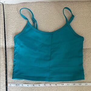 Balance Athletica Ribbed Teal Tank Top